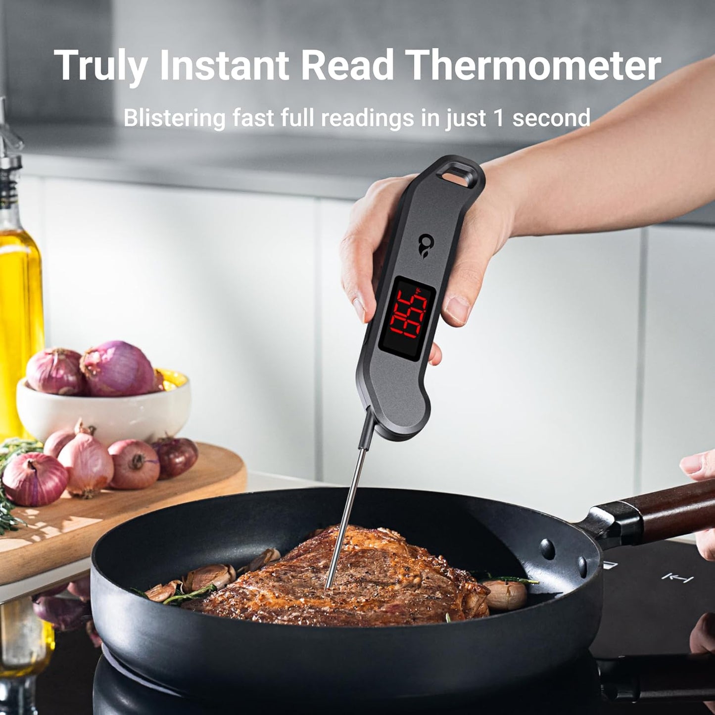 The Professional Meat Thermometer Digital: Accurate, Fast, Waterproof, and Sleek!