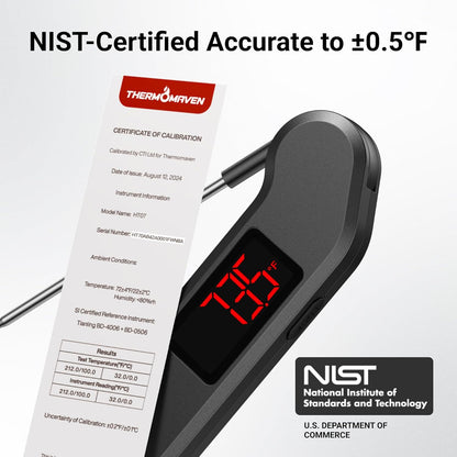 The Professional Meat Thermometer Digital: Accurate, Fast, Waterproof, and Sleek!