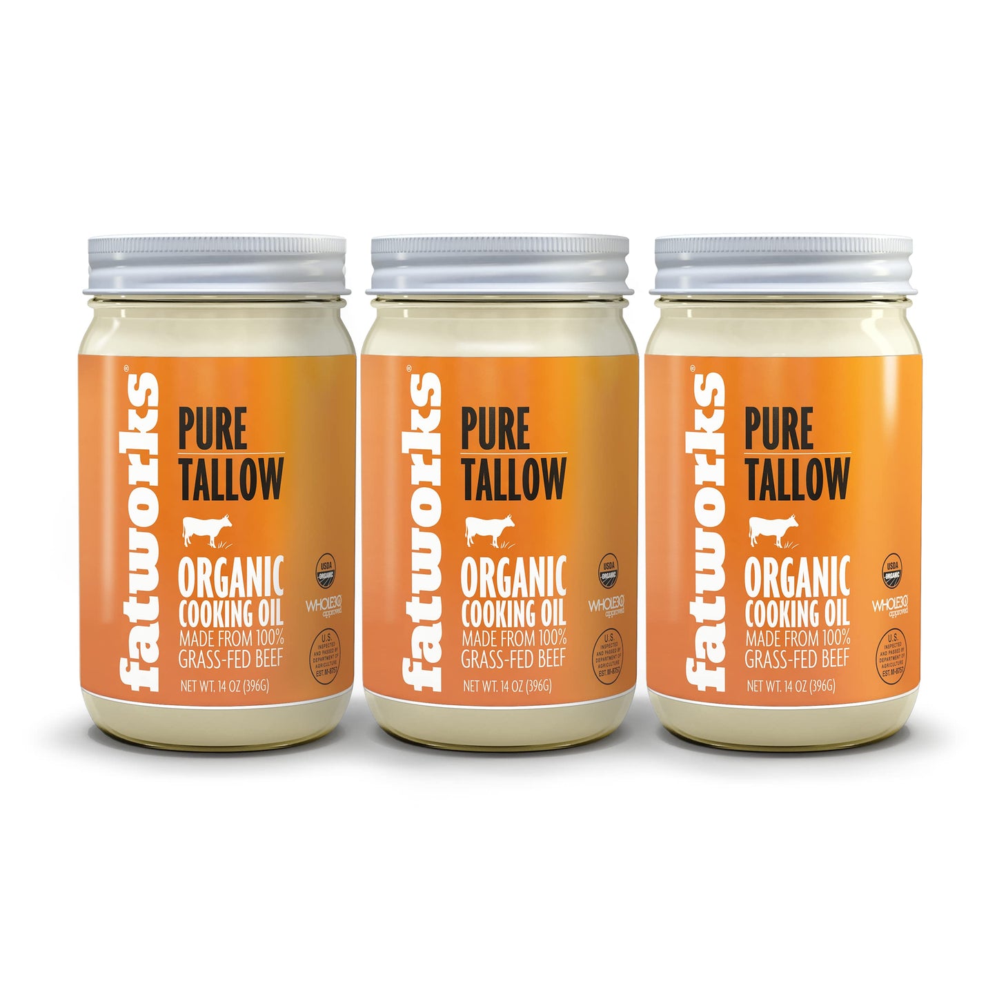 Fatworks Organic Grass Fed Beef Tallow