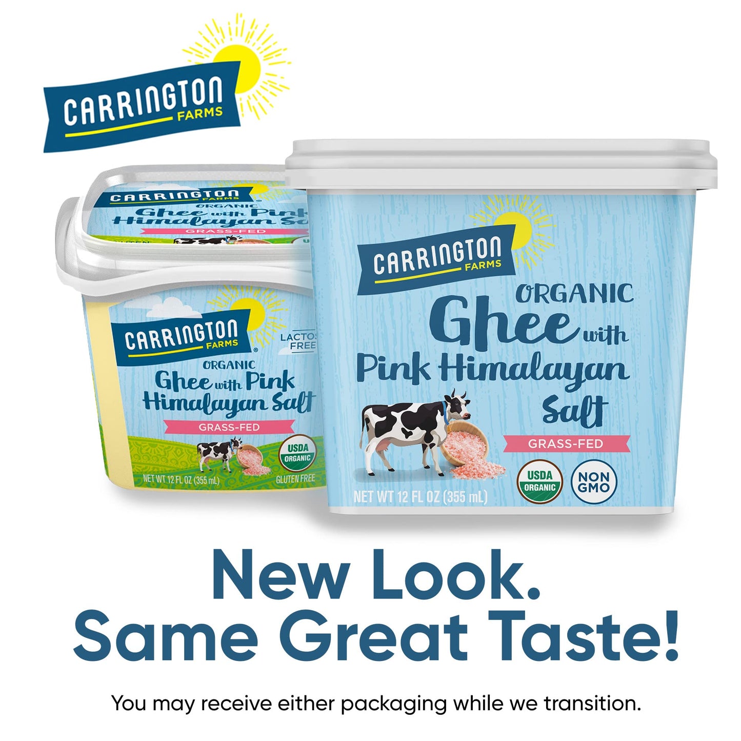 Carrington Farms USDA Certified Organic Grass Fed Ghee