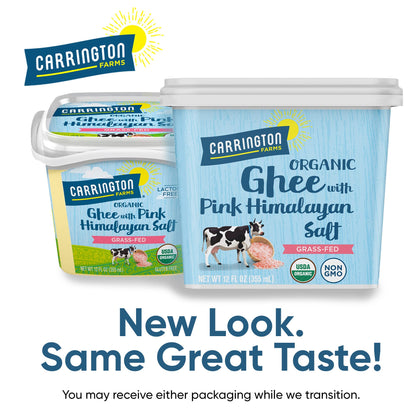 Carrington Farms USDA Certified Organic Grass Fed Ghee