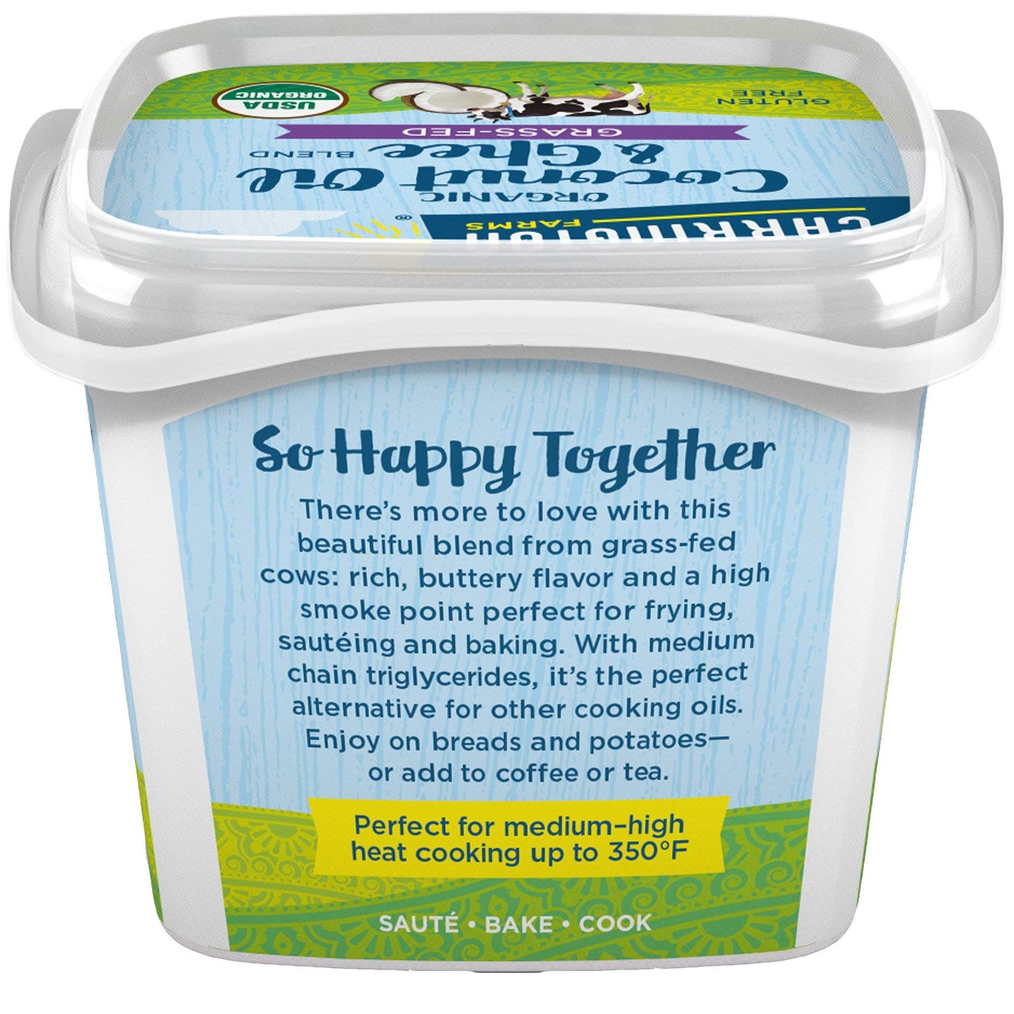 Carrington Farms USDA Certified Organic Grass Fed Ghee