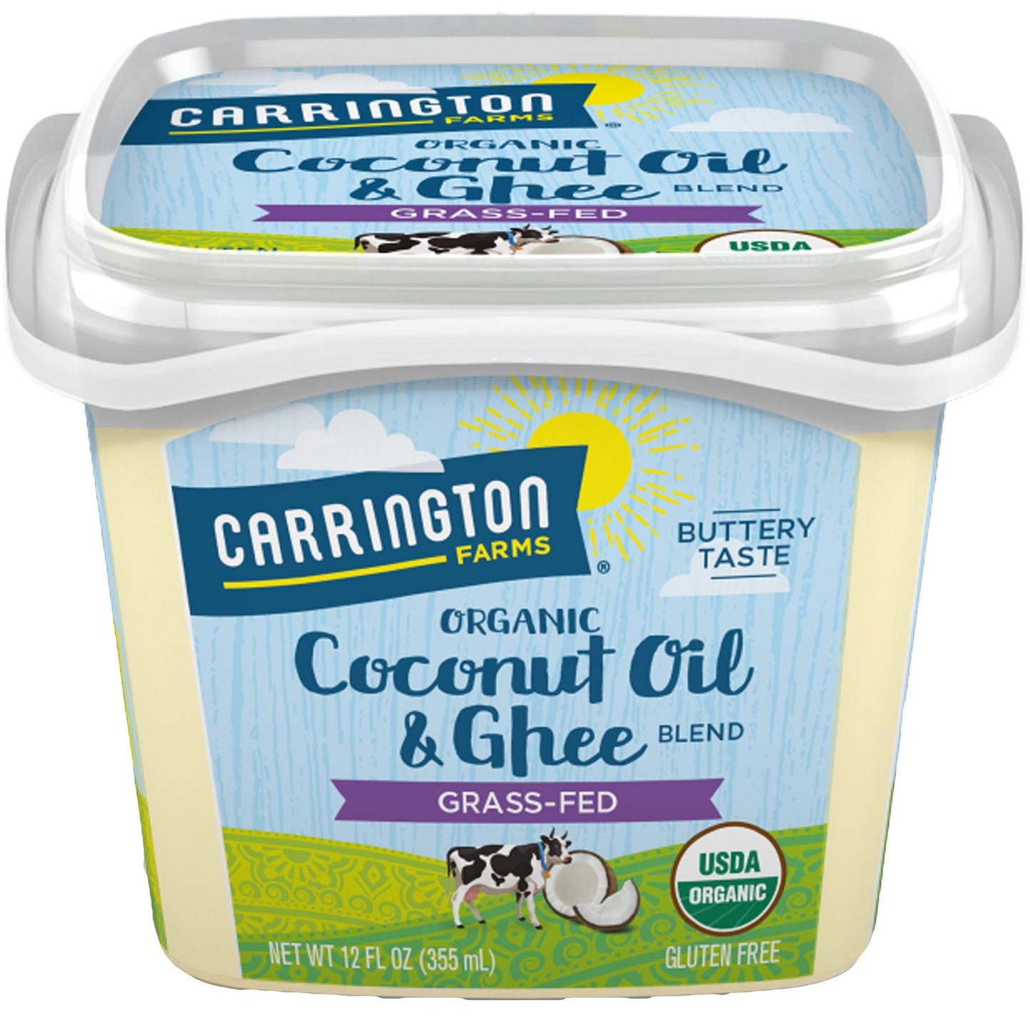 Carrington Farms USDA Certified Organic Grass Fed Ghee